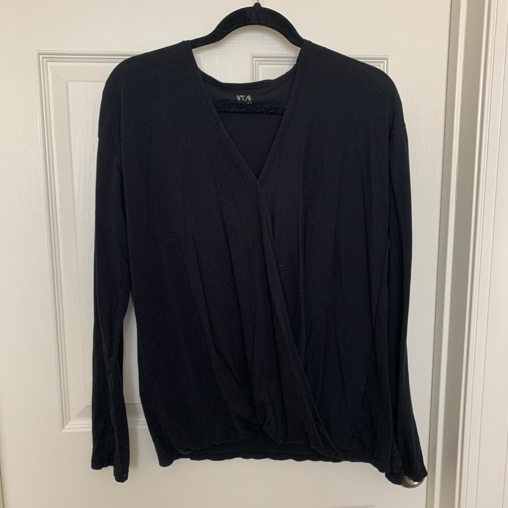Anne Klein Black Athletic Top